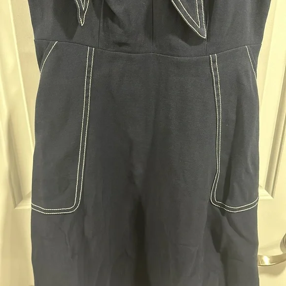 NWT A New Day Nautical Twist Tie Front Dress - Picture 6 of 13